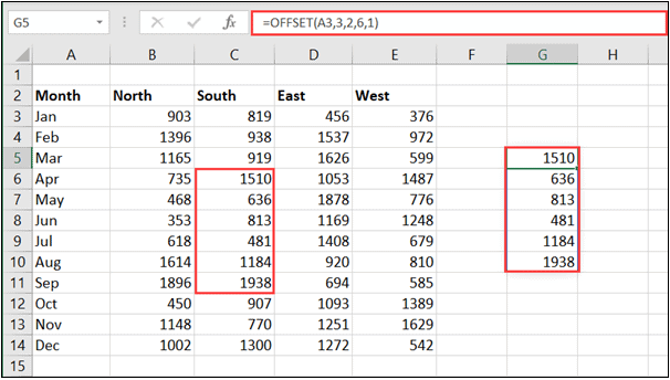 How to use the OFFSET function in Excel - Simon Sez IT