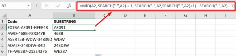 How to Extract an Excel Substring? - 6 Best Methods