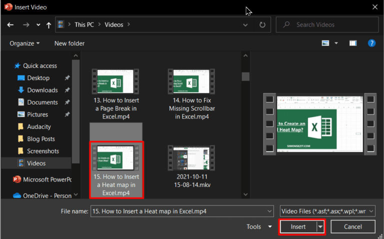 how to embed video in presentation