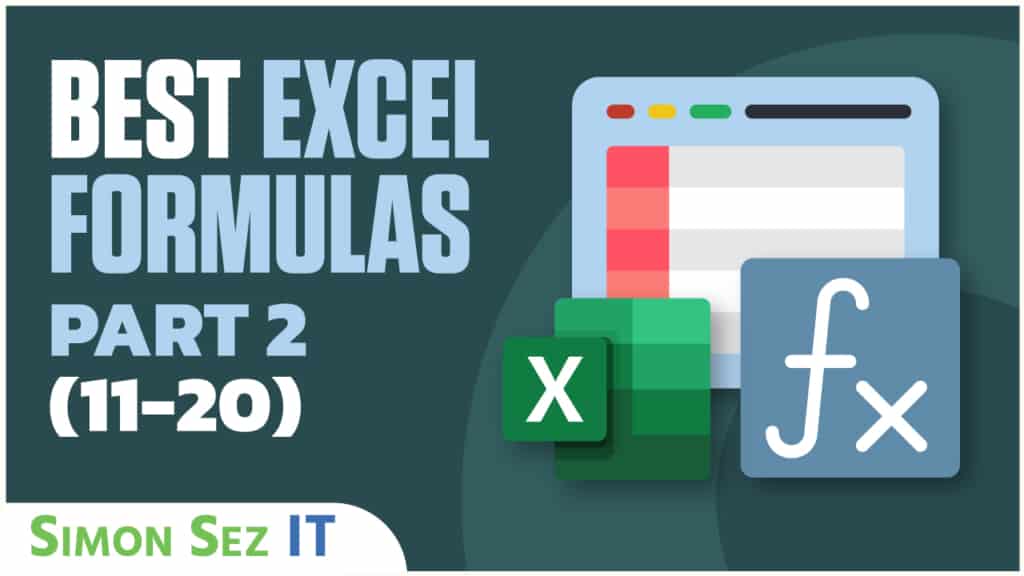 Best Excel Formulas